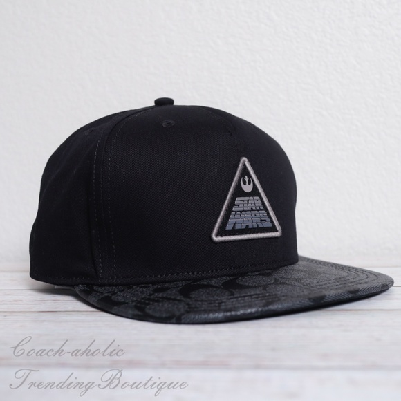 Coach Flat Brim Hat Baseball Cap 